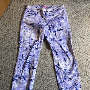EUC Lilly Pulitzer Kelly Skinny Ankle Pant Size 2